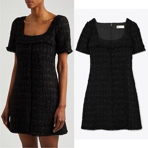 NWT Tory Burch Tinsel Tweed Square-Neck Dress 6 $998